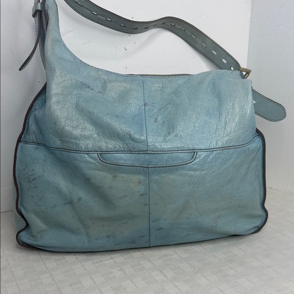 Hobo Marley Leather Hobo Bag in Tiffany blue Vintage Hyde leather - Picture 4 of 13